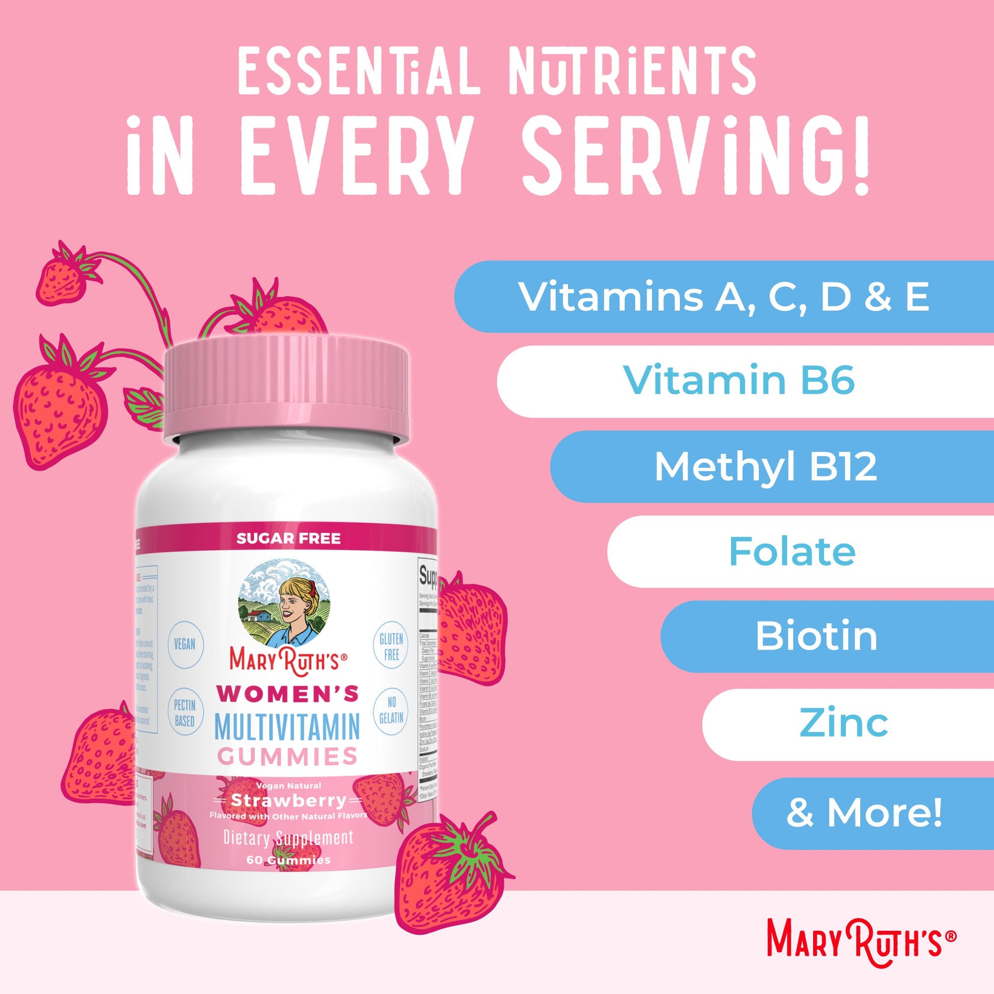 Gomitas Multivitamínicas para Mujer - MaryRuth Organics