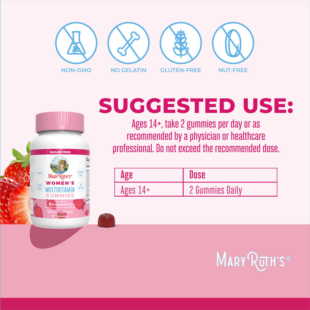 Gomitas Multivitamínicas para Mujer - MaryRuth Organics