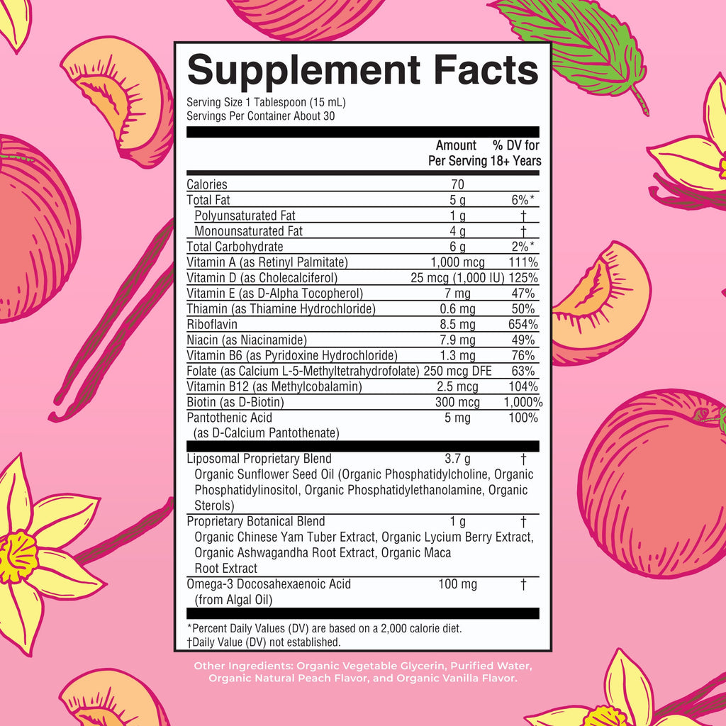 Multivitamínico Orgánico Liposomal para Mujer - MaryRuth Organics